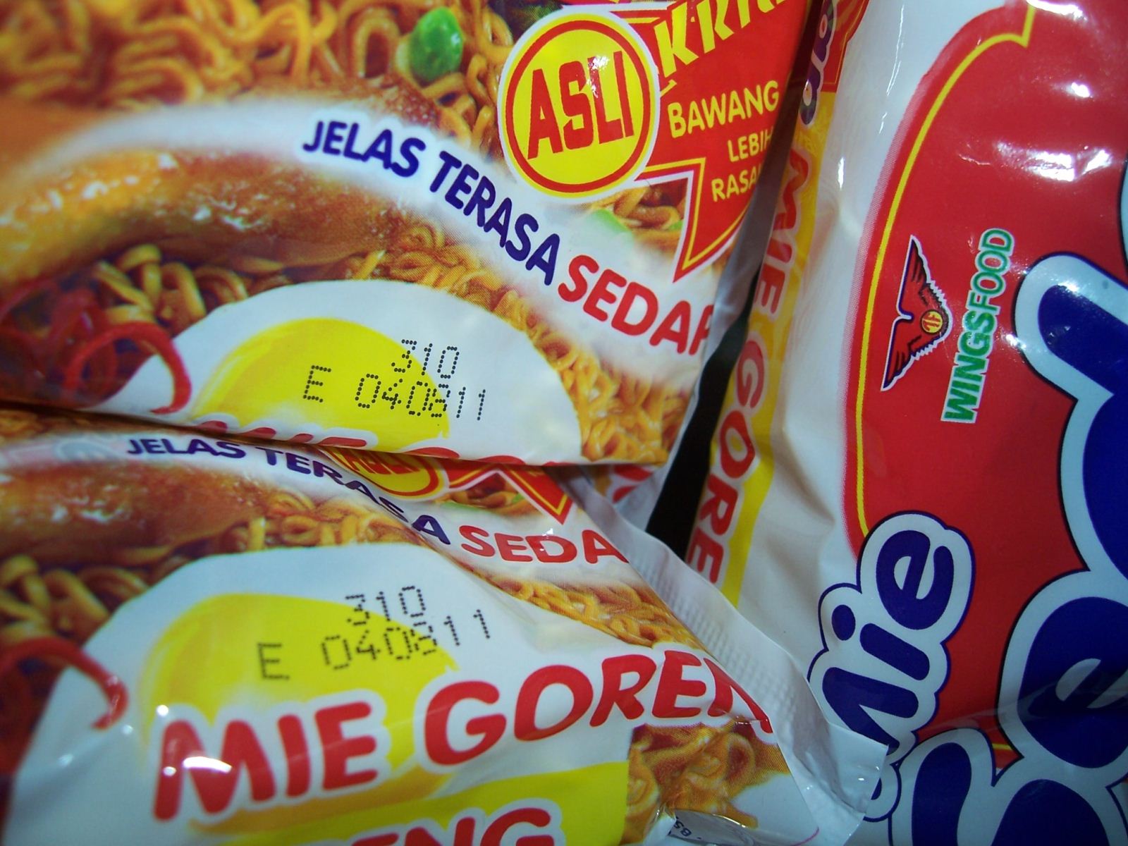 進口食品上的噴碼機標識
